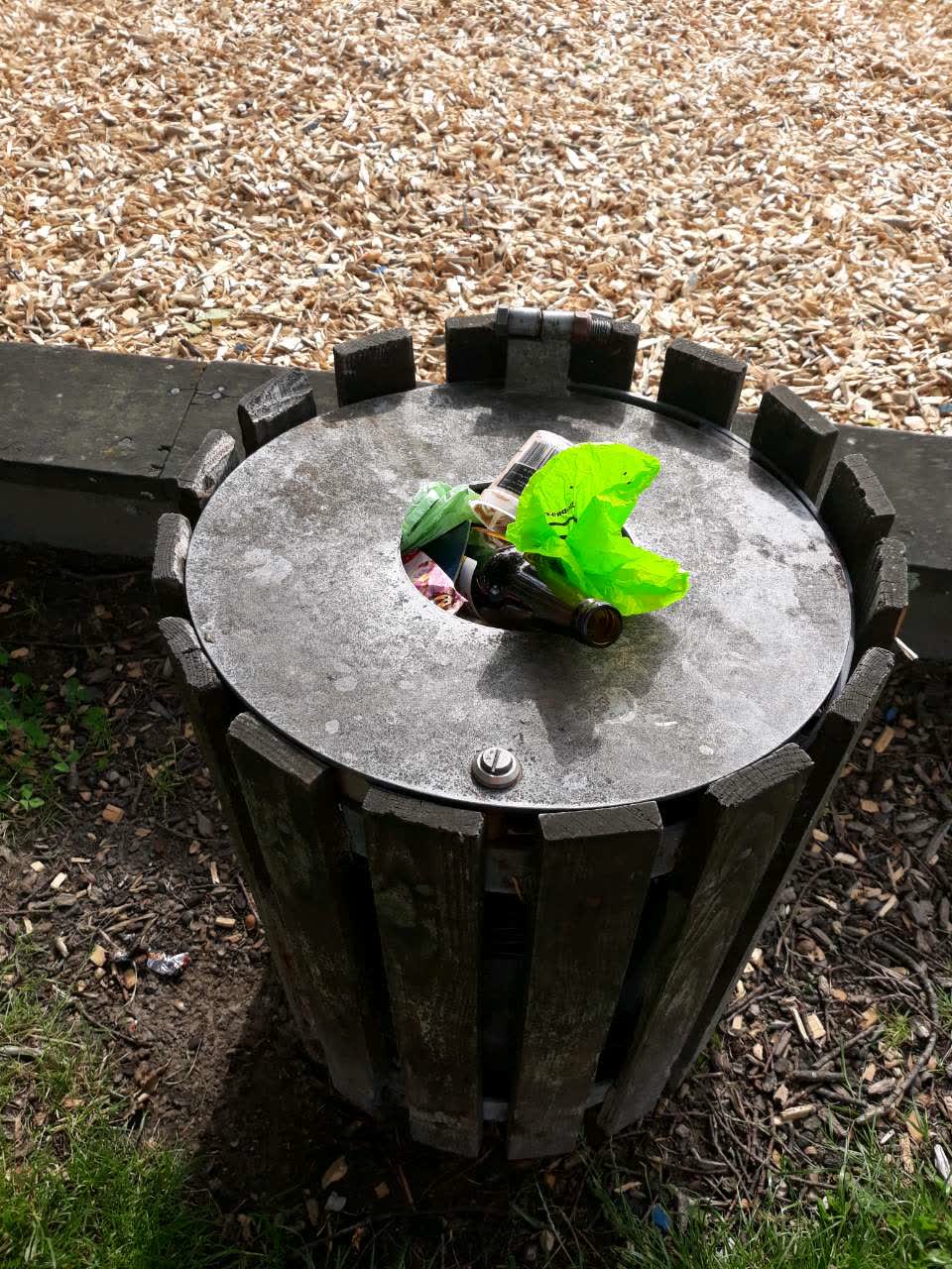 The photograph attached to this parks report