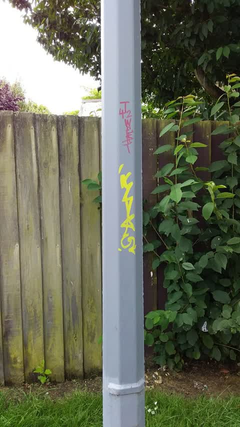 Graffiti, a report photo
