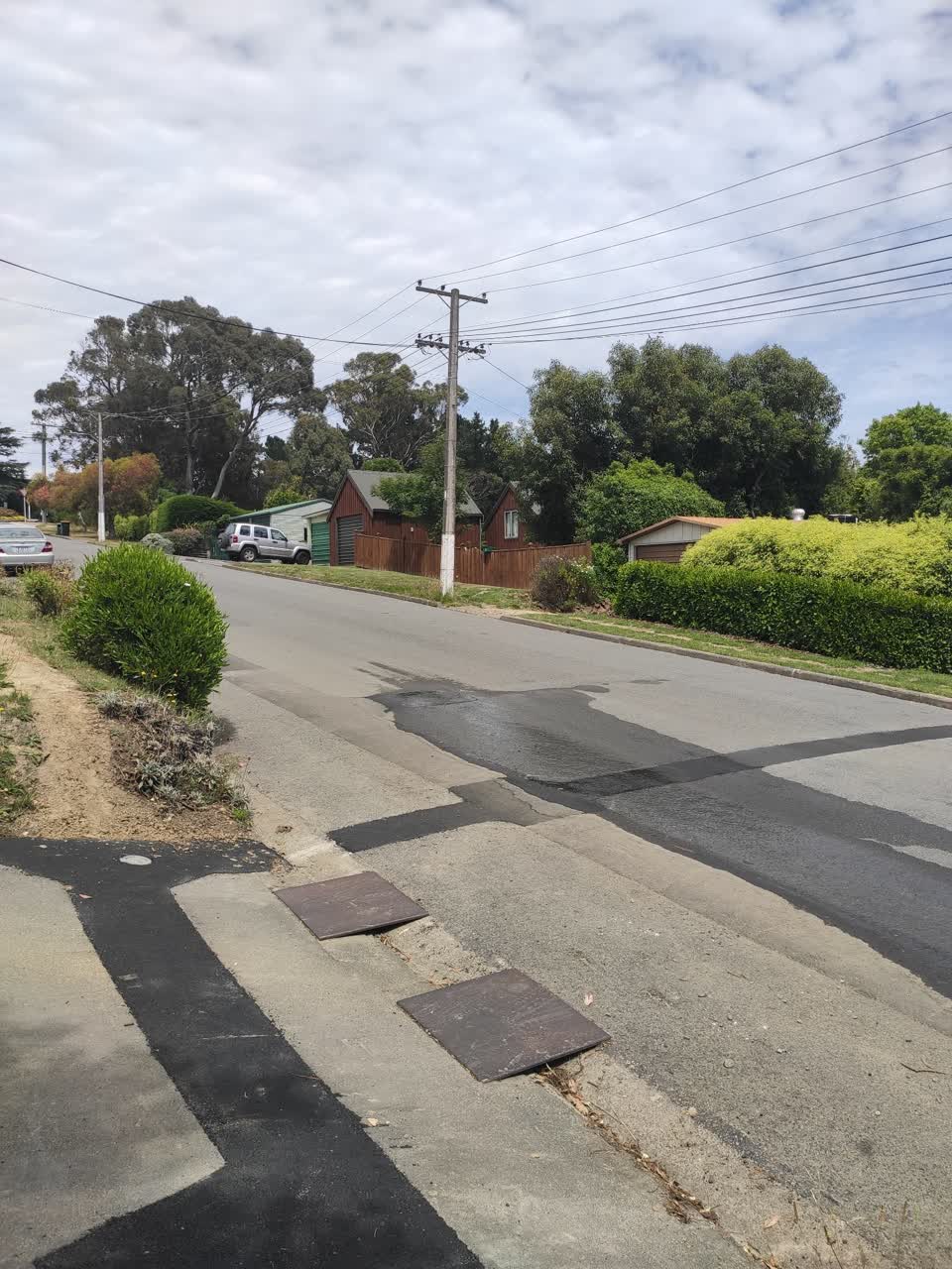 The photograph attached to this water leak report