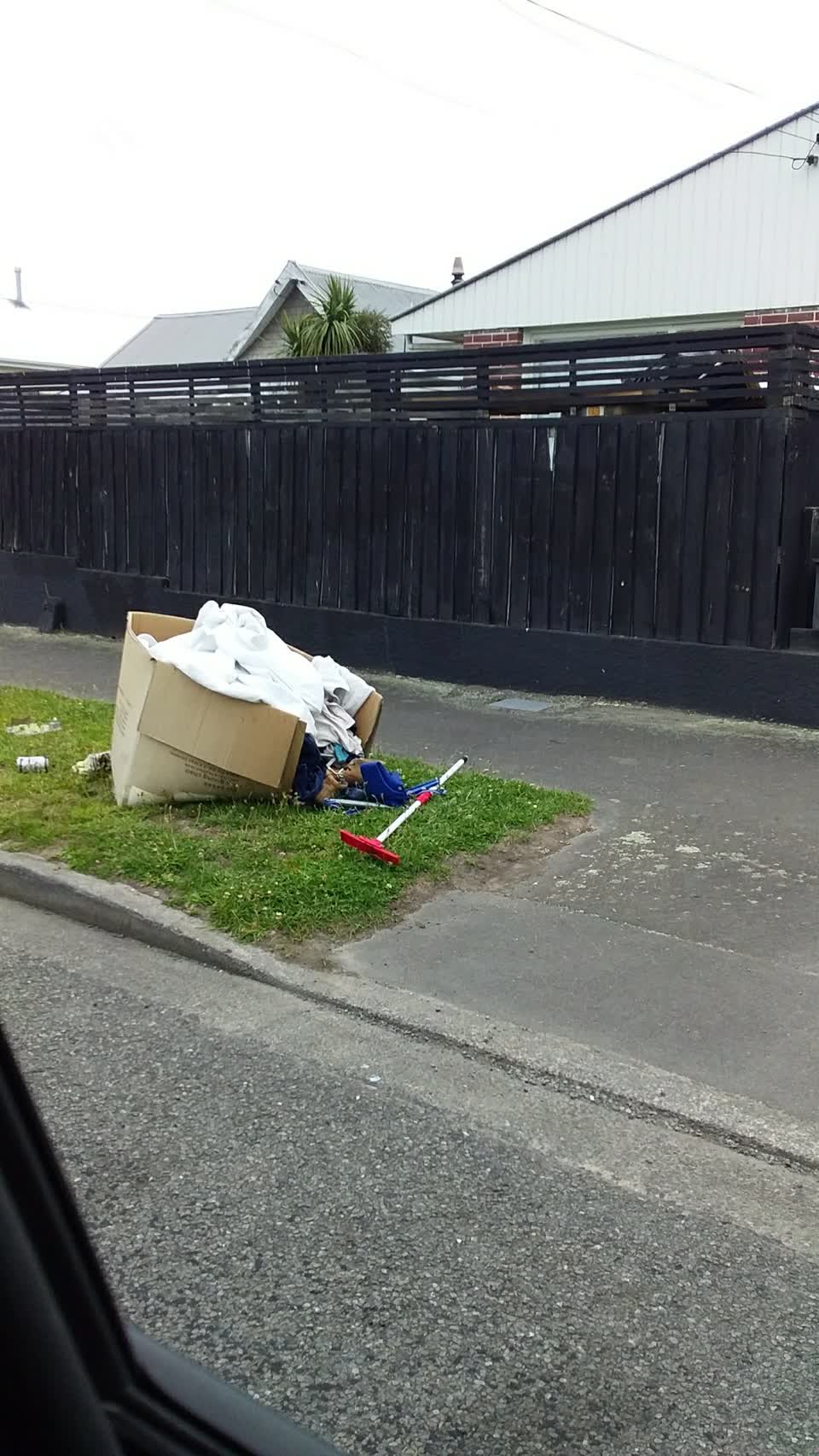 The photograph attached to this rubbish/recycling report