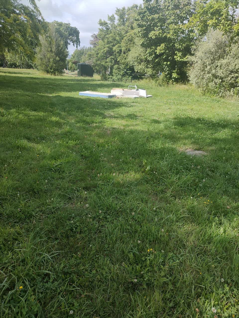 The photograph attached to this rubbish/recycling report