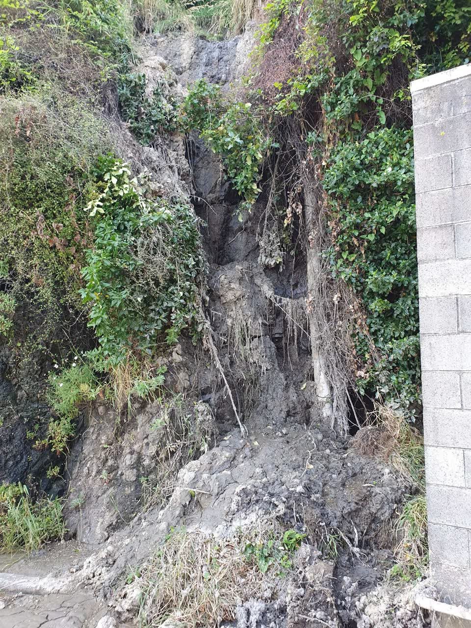 The photograph attached to this flooding report