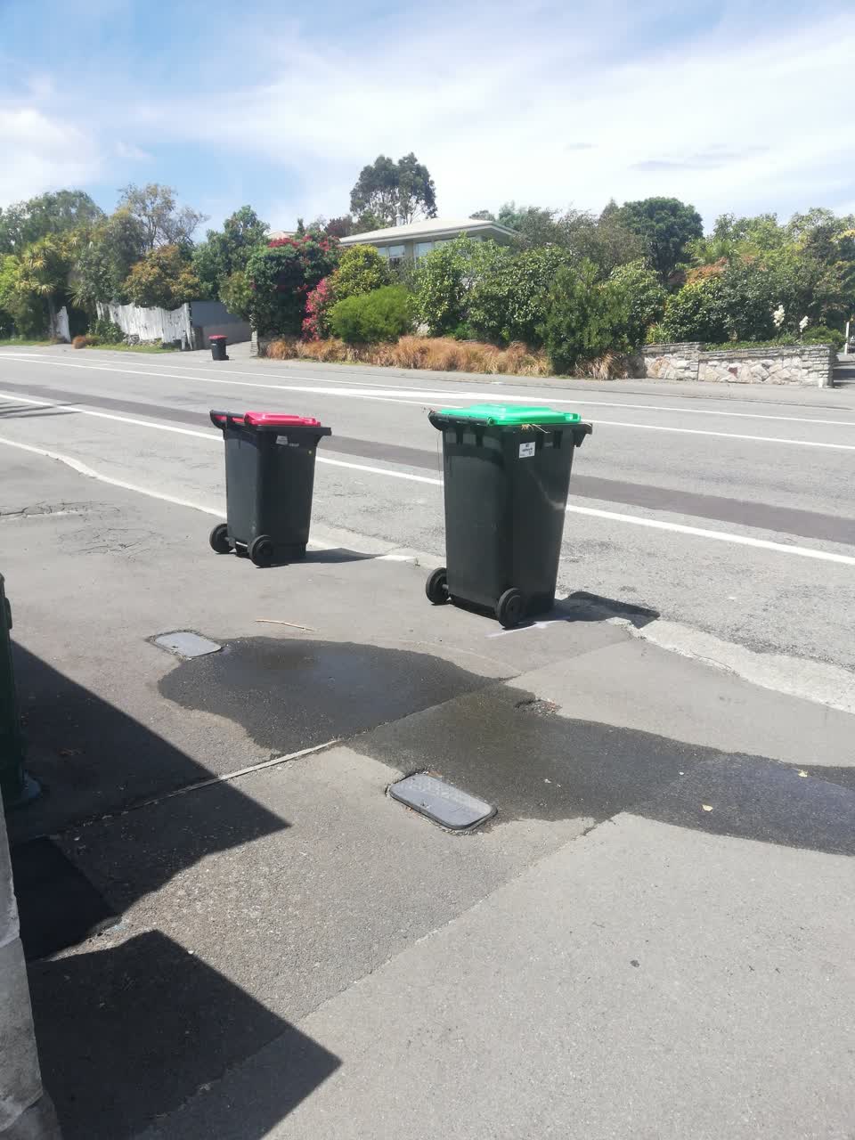 The photograph attached to this water leak report