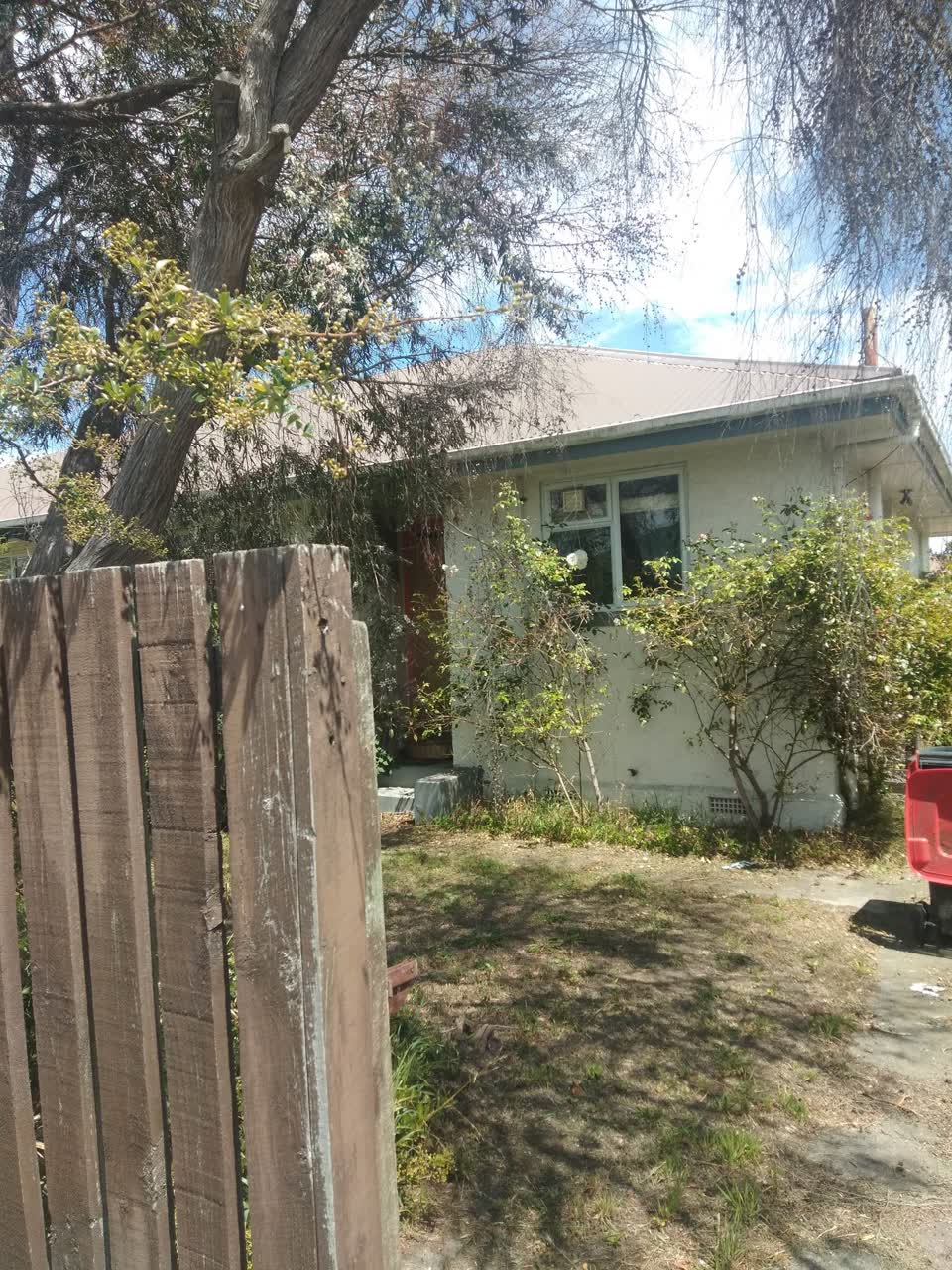 The photograph attached to this water leak report