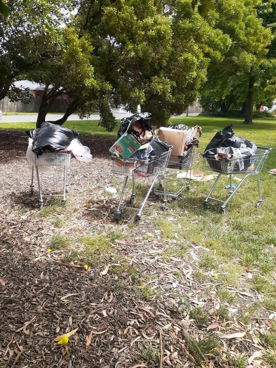 The photograph attached to this rubbish/recycling report
