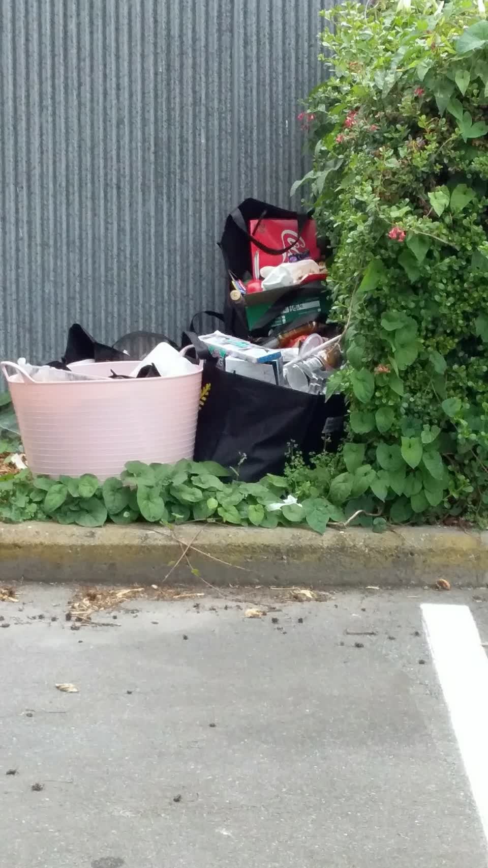 The photograph attached to this rubbish/recycling report
