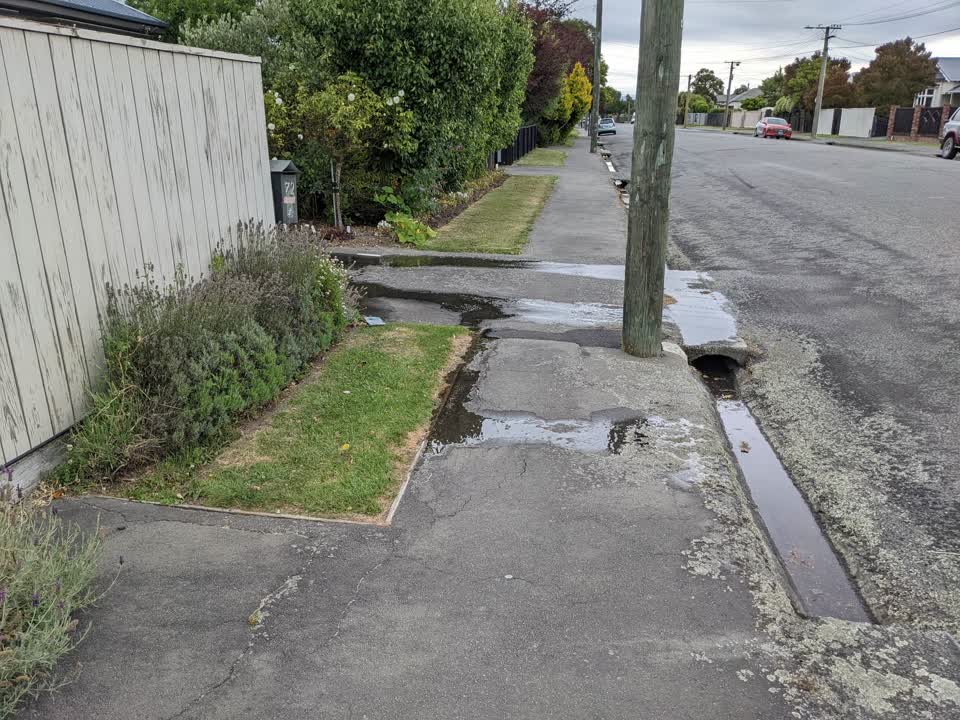 The photograph attached to this water supply report