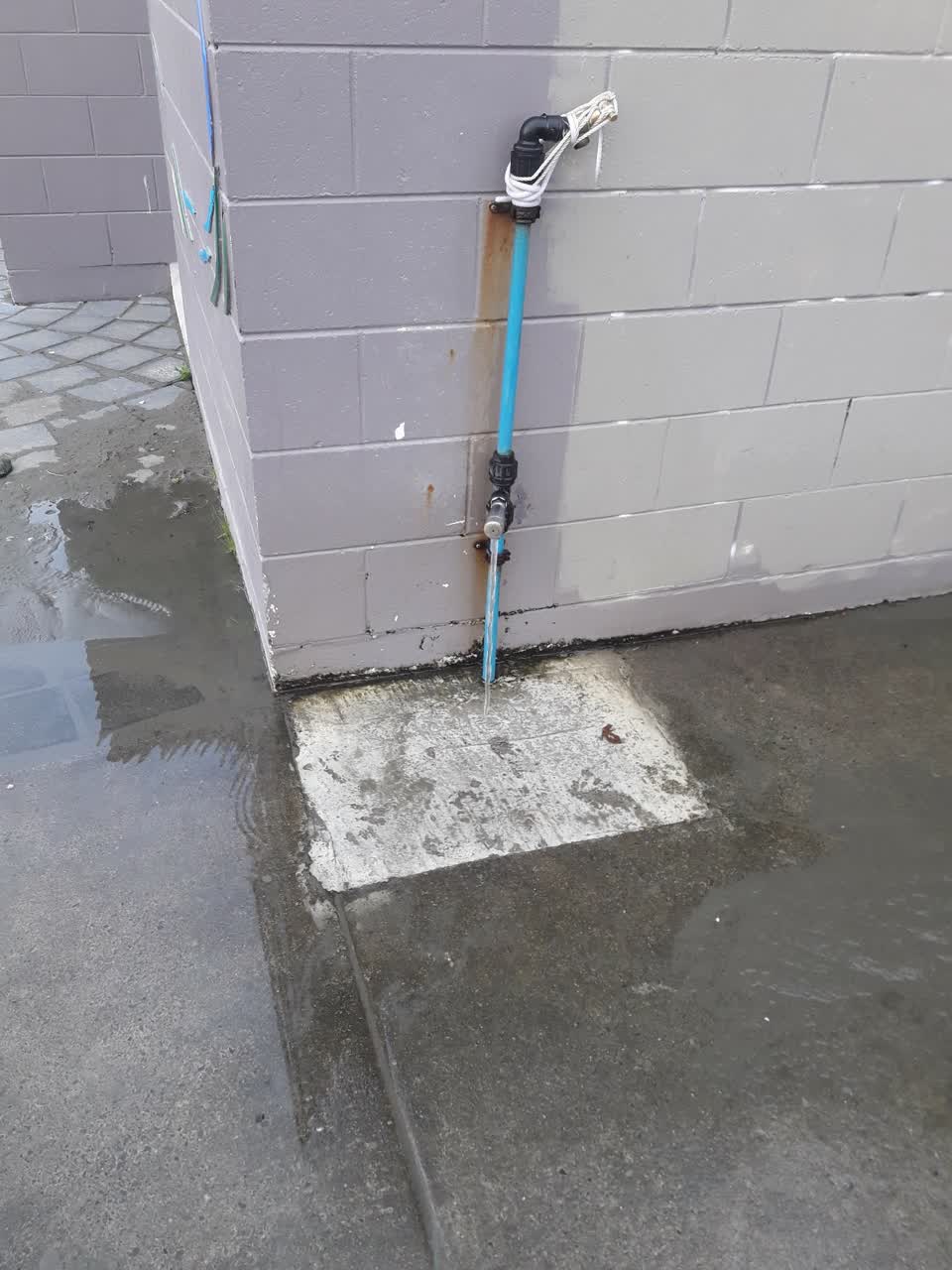 The photograph attached to this flooding report