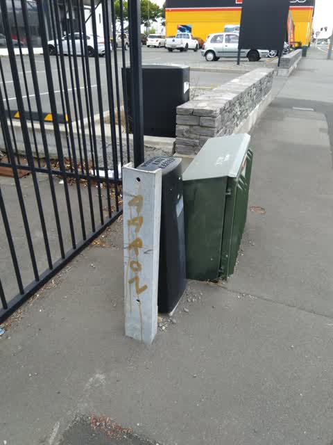 Graffiti, a report photo