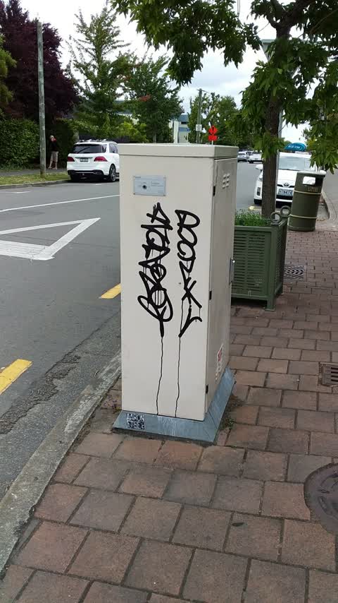 Graffiti, a report photo