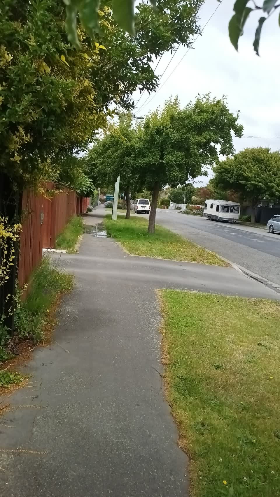 The photograph attached to this water leak report