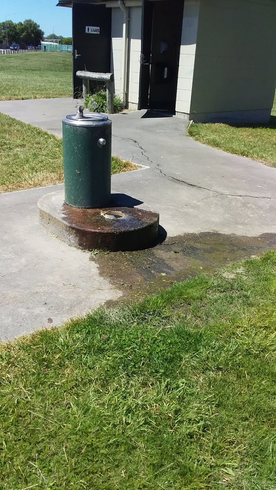 The photograph attached to this water leak report