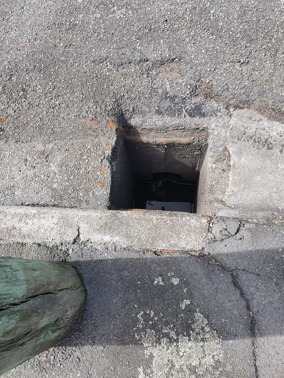 The photograph attached to this wastewater/stormwater report