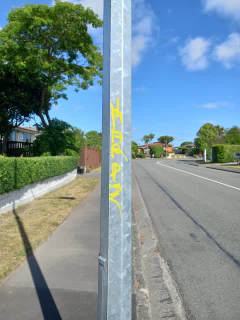 Graffiti, a report photo