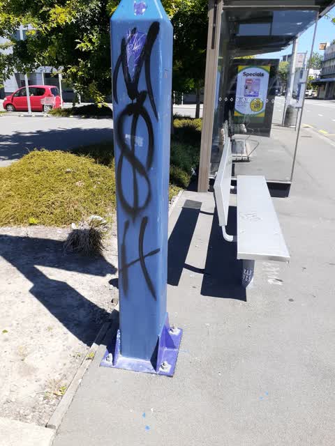 Graffiti, a report photo
