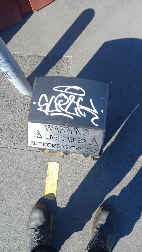 Graffiti, a report photo