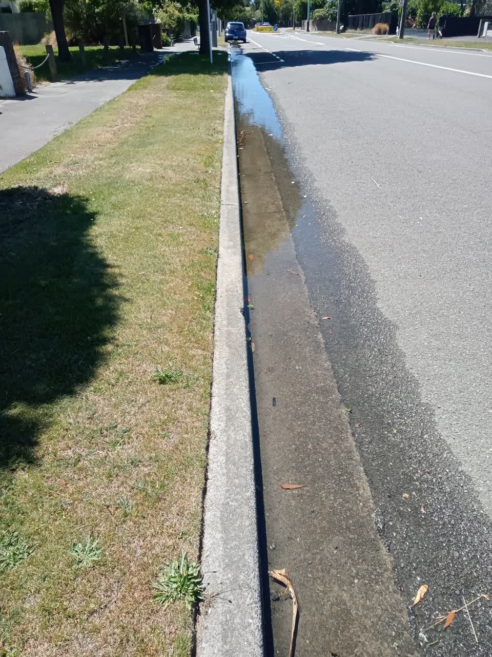 The photograph attached to this flooding report
