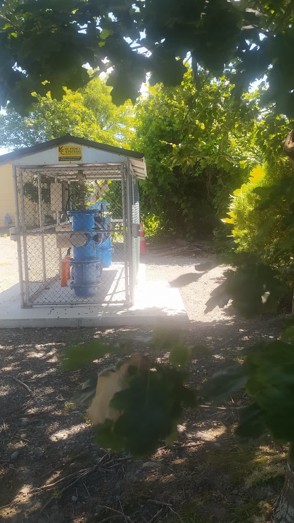 The photograph attached to this water supply report