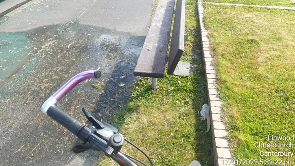 The photograph attached to this water leak report