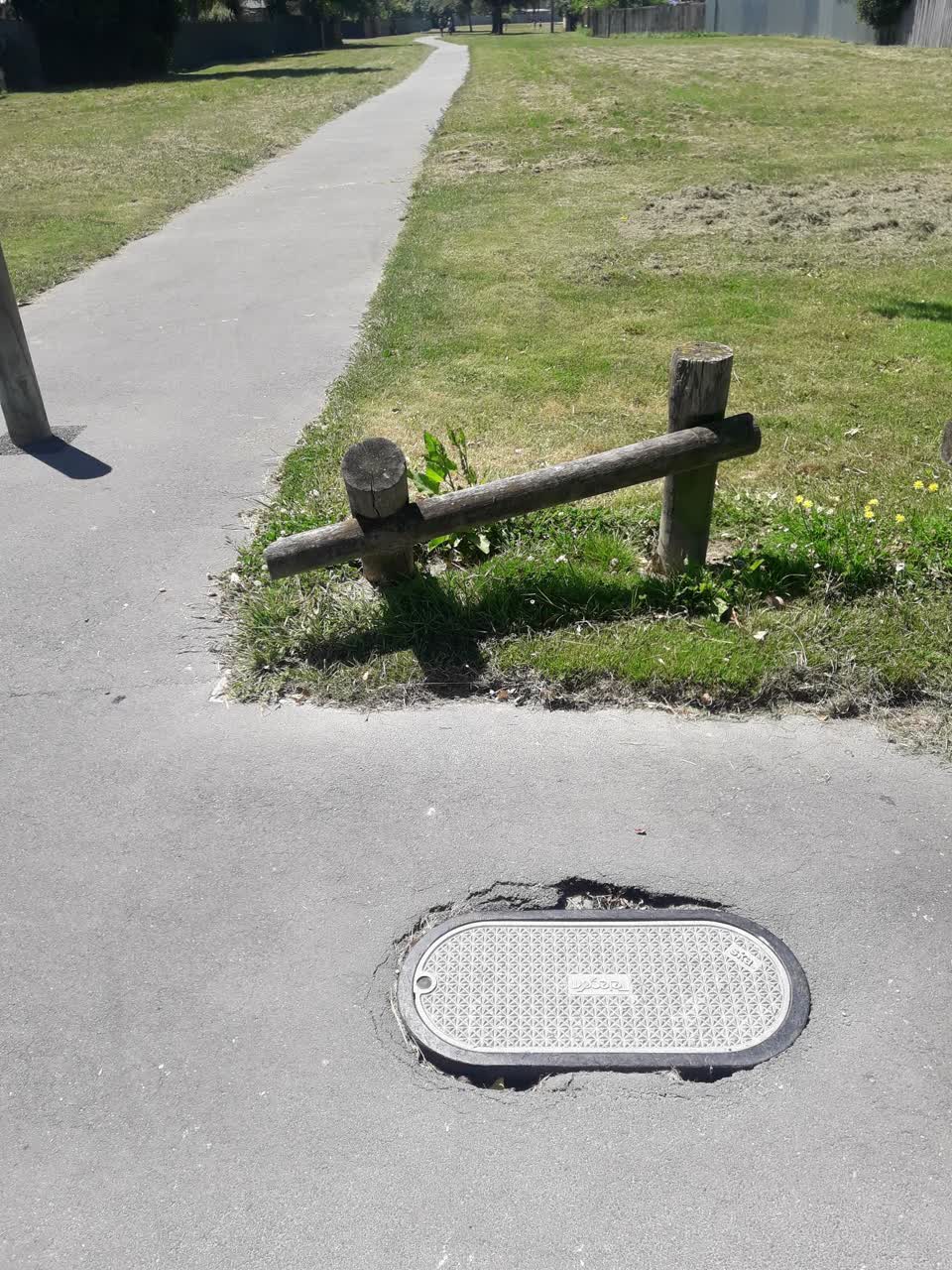 The photograph attached to this parks report