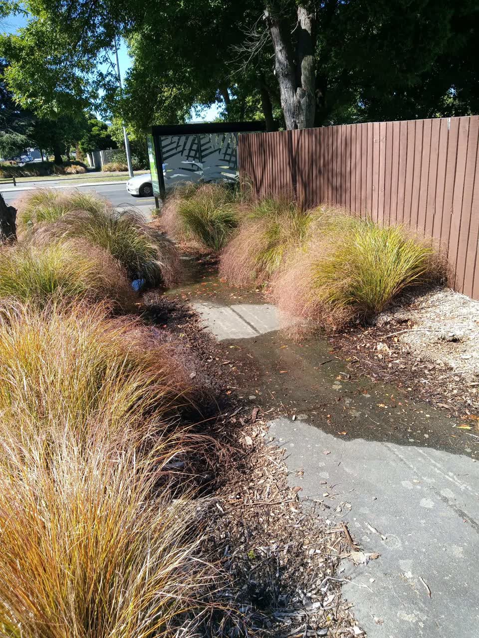 The photograph attached to this water leak report