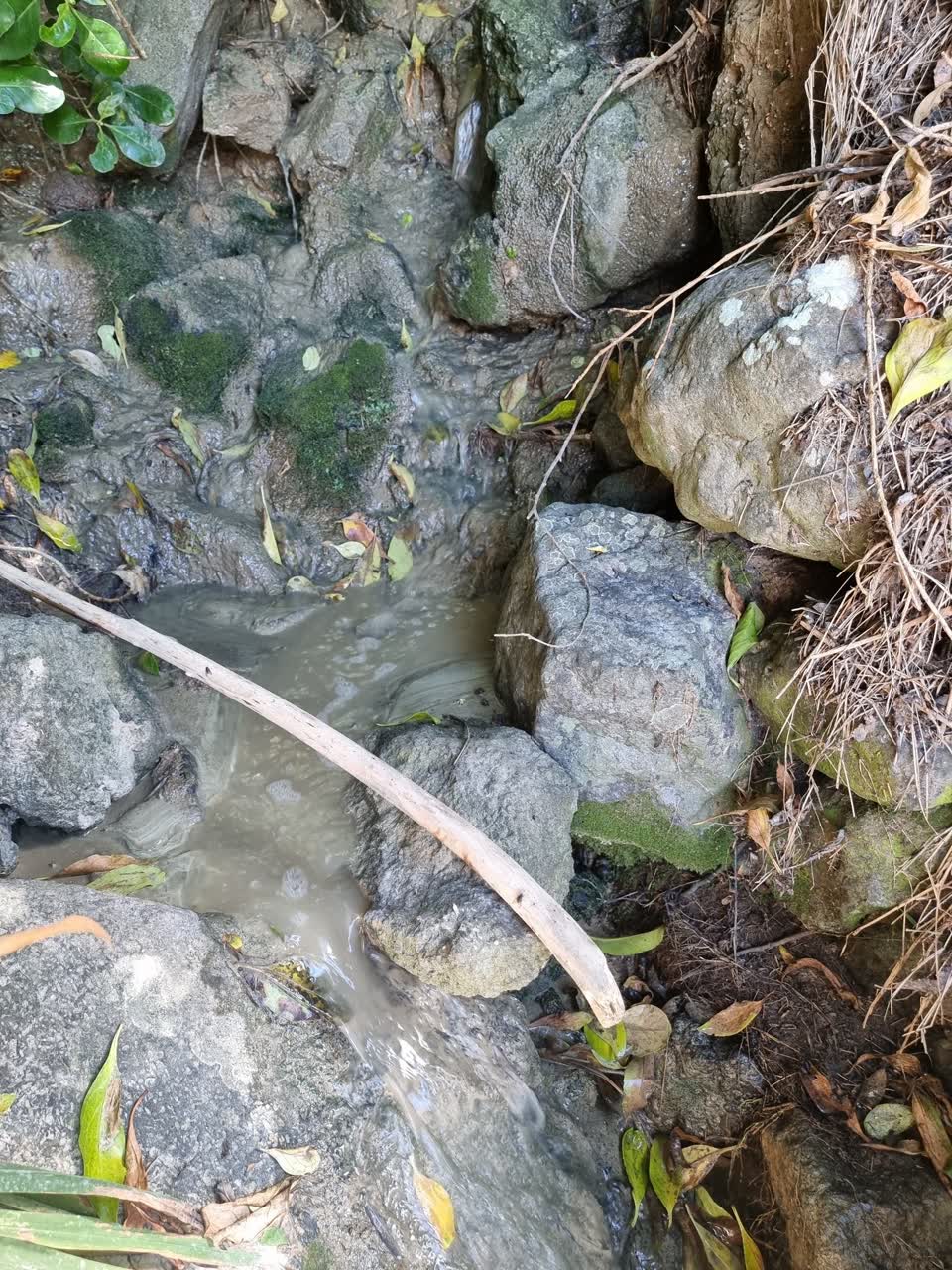 The photograph attached to this wastewater/stormwater report