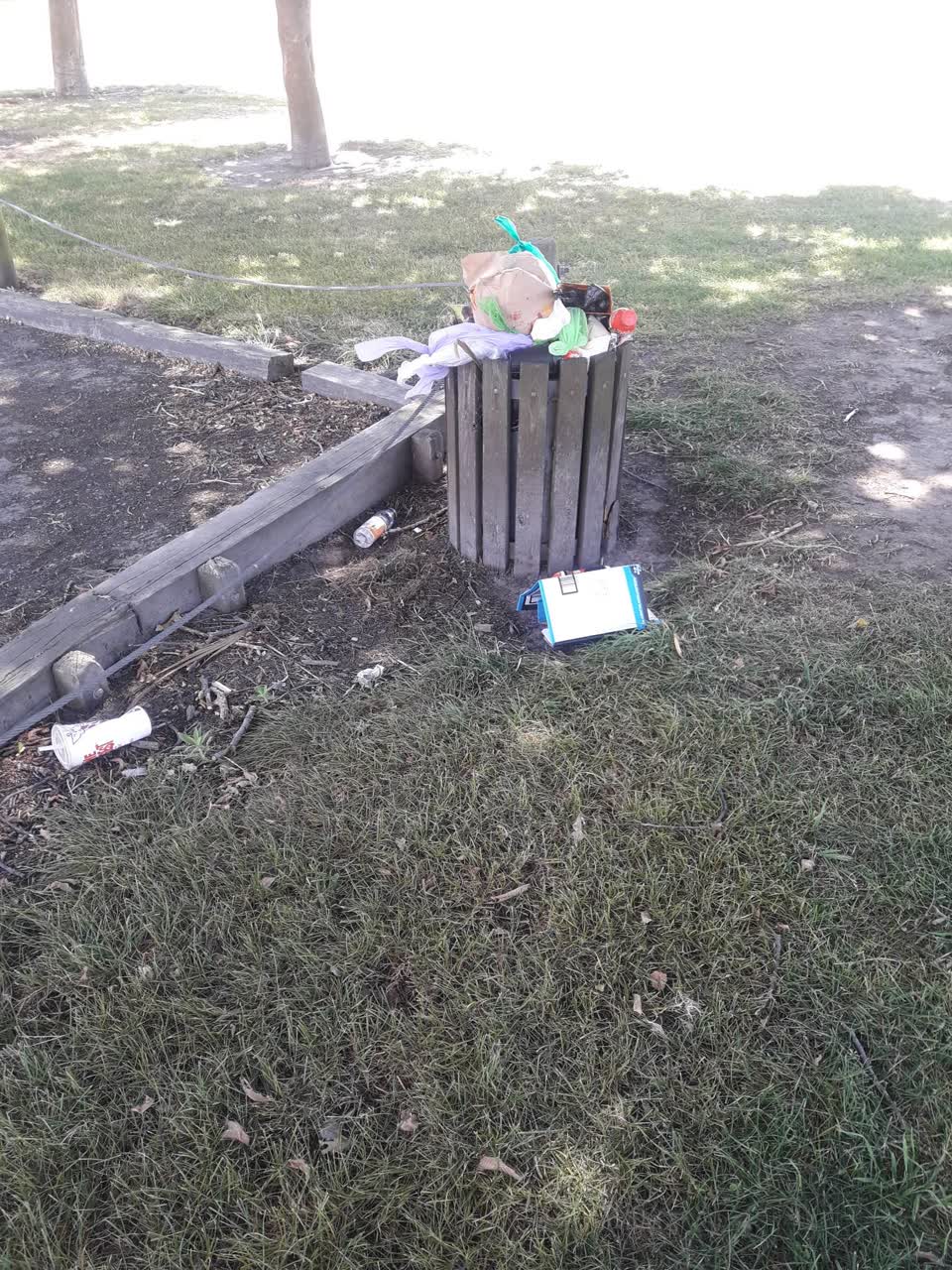 The photograph attached to this parks report