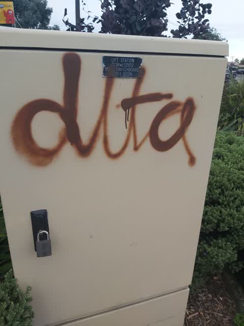 Graffiti, a report photo