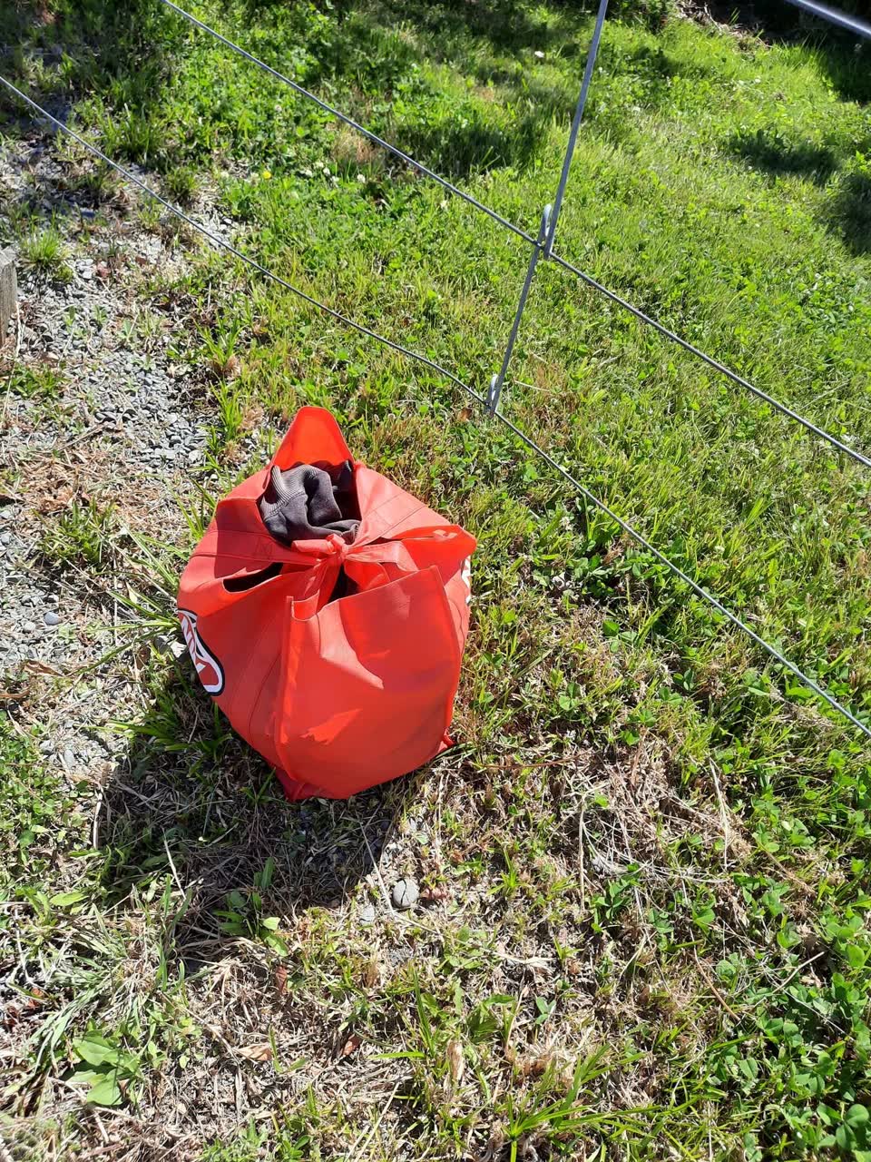 The photograph attached to this rubbish/recycling report