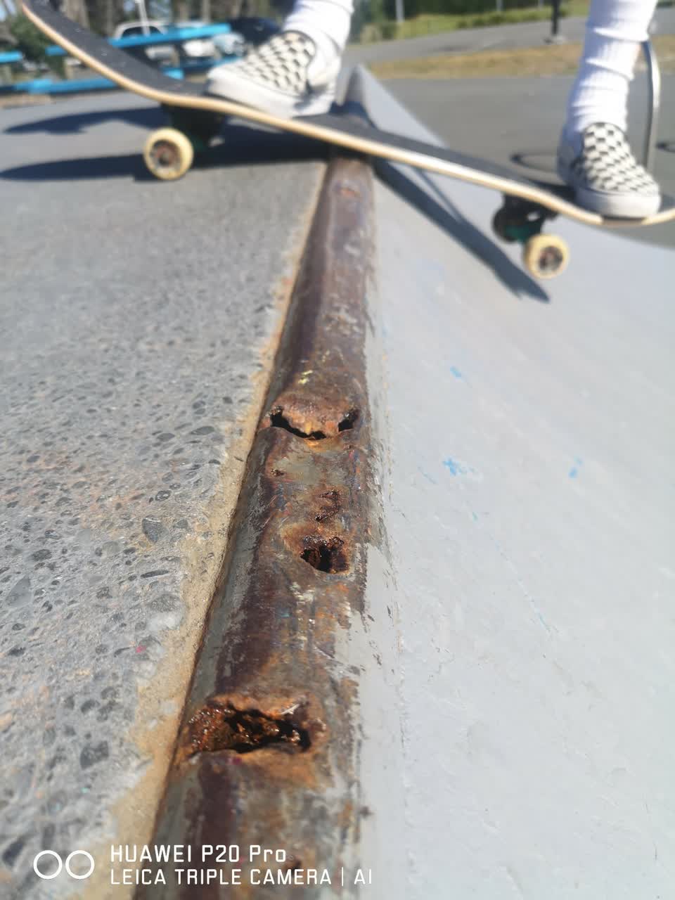 The photograph attached to this parks report