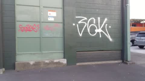 Graffiti, a report photo