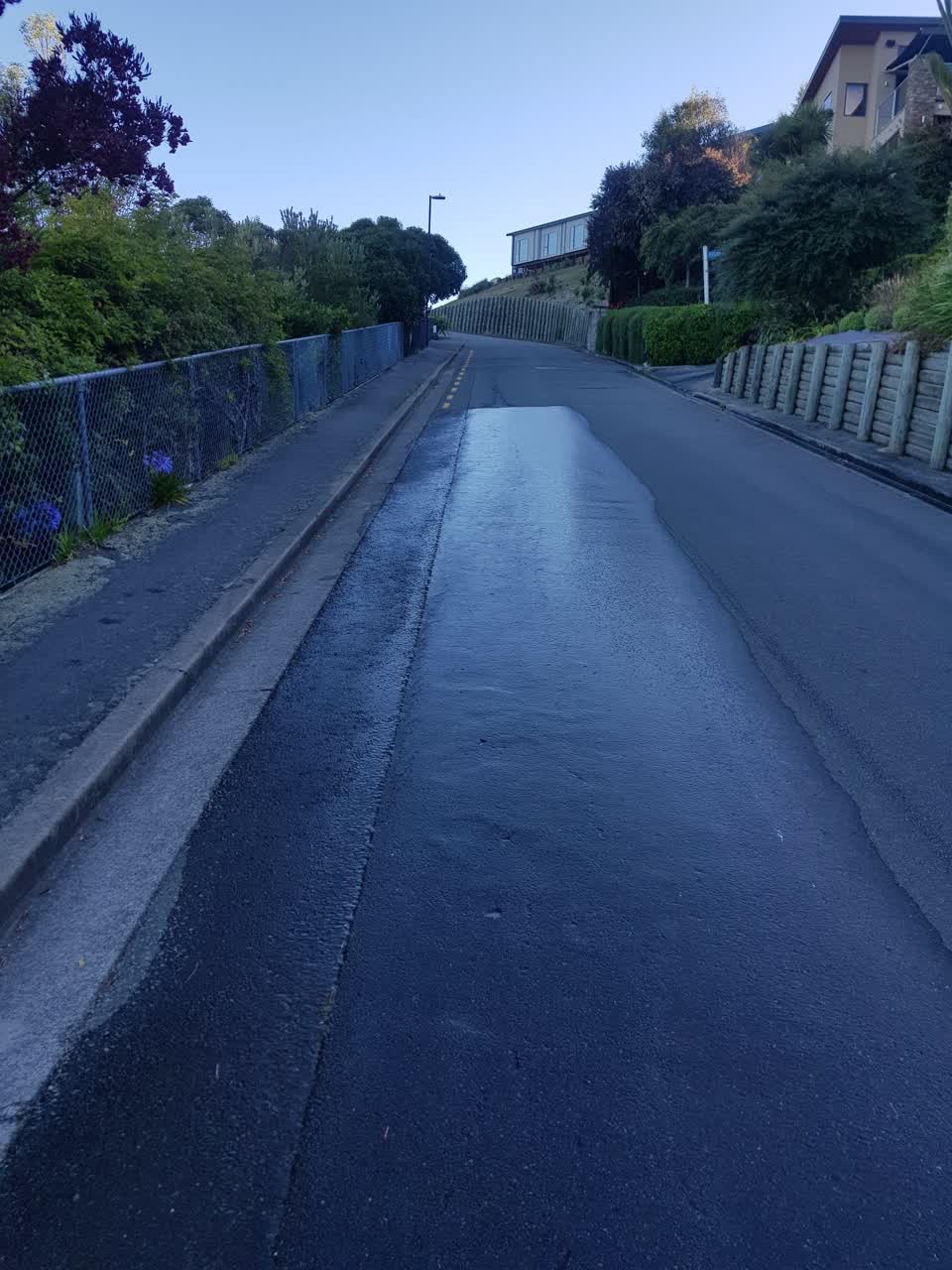 The photograph attached to this water leak report
