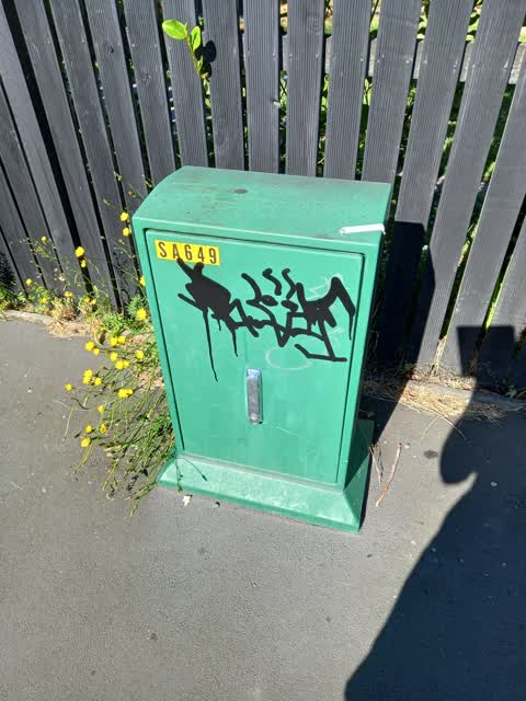 Graffiti, a report photo