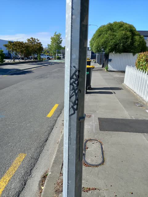 Graffiti, a report photo