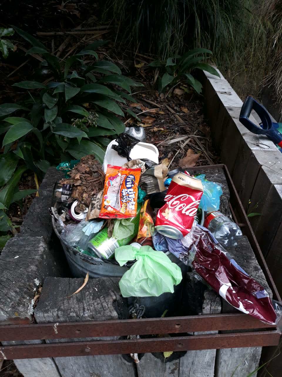 The photograph attached to this parks report