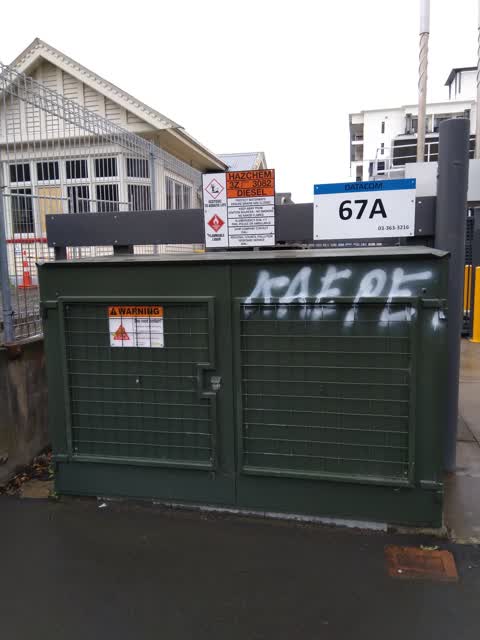 Graffiti, a report photo