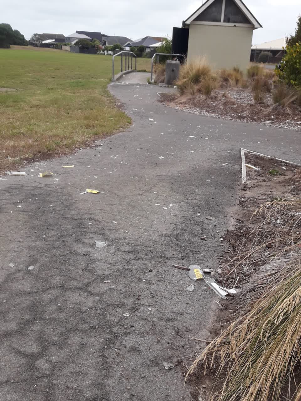 The photograph attached to this parks report