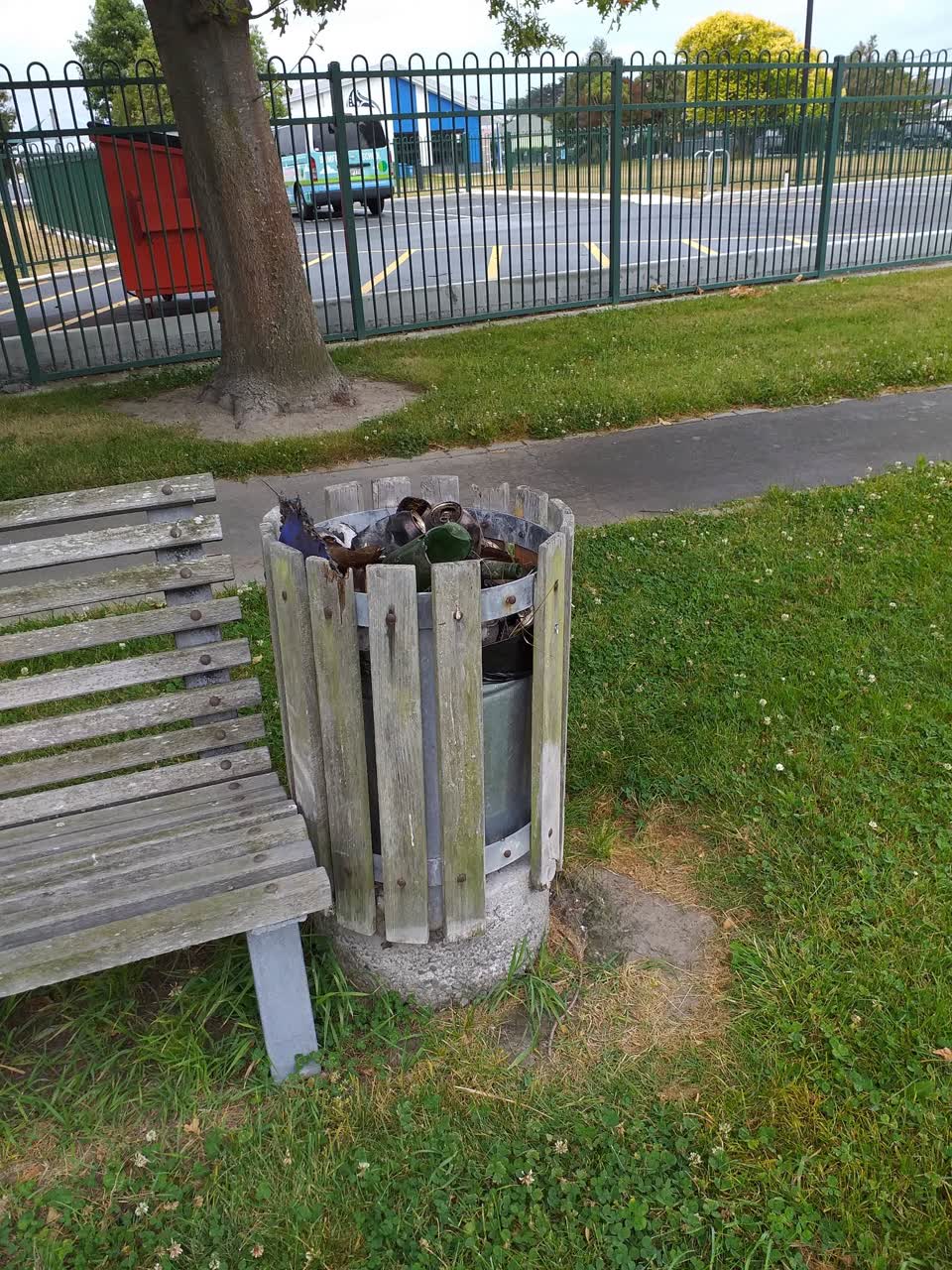 The photograph attached to this parks report