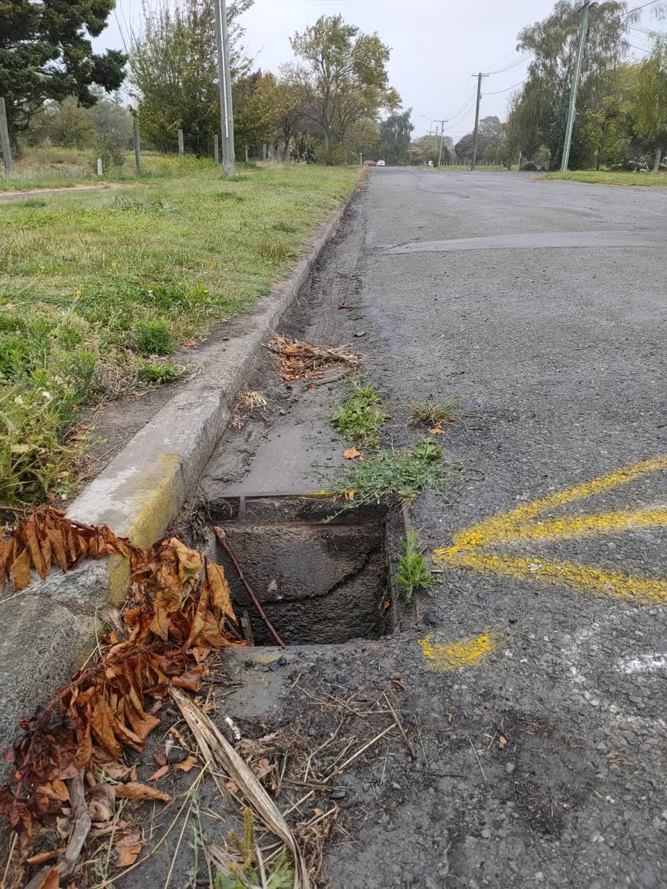 The photograph attached to this wastewater/stormwater report