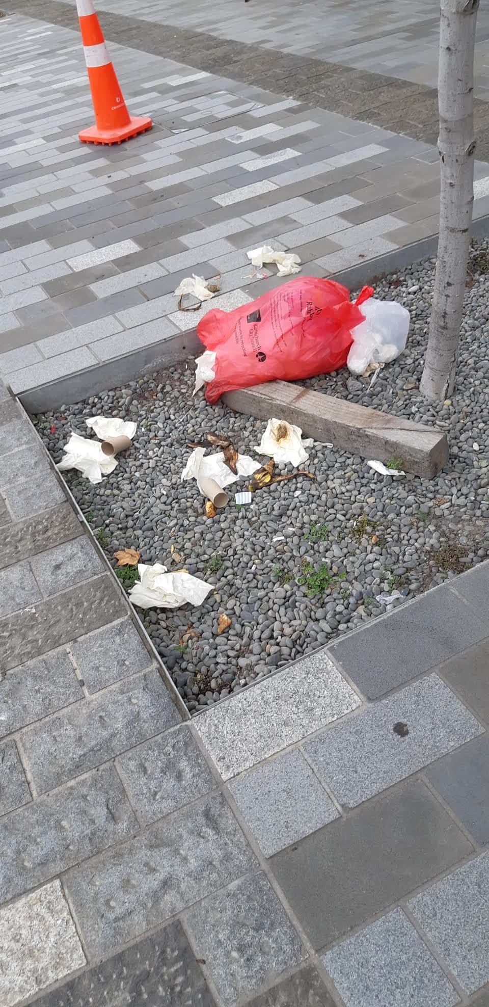 The photograph attached to this rubbish/recycling report