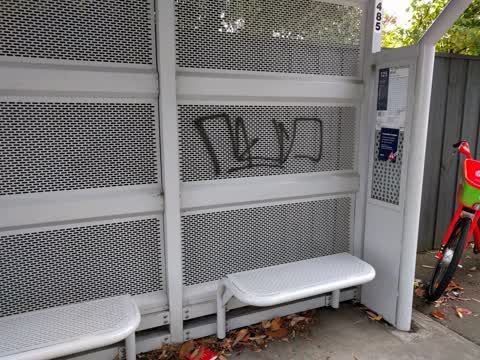 Graffiti, a report photo