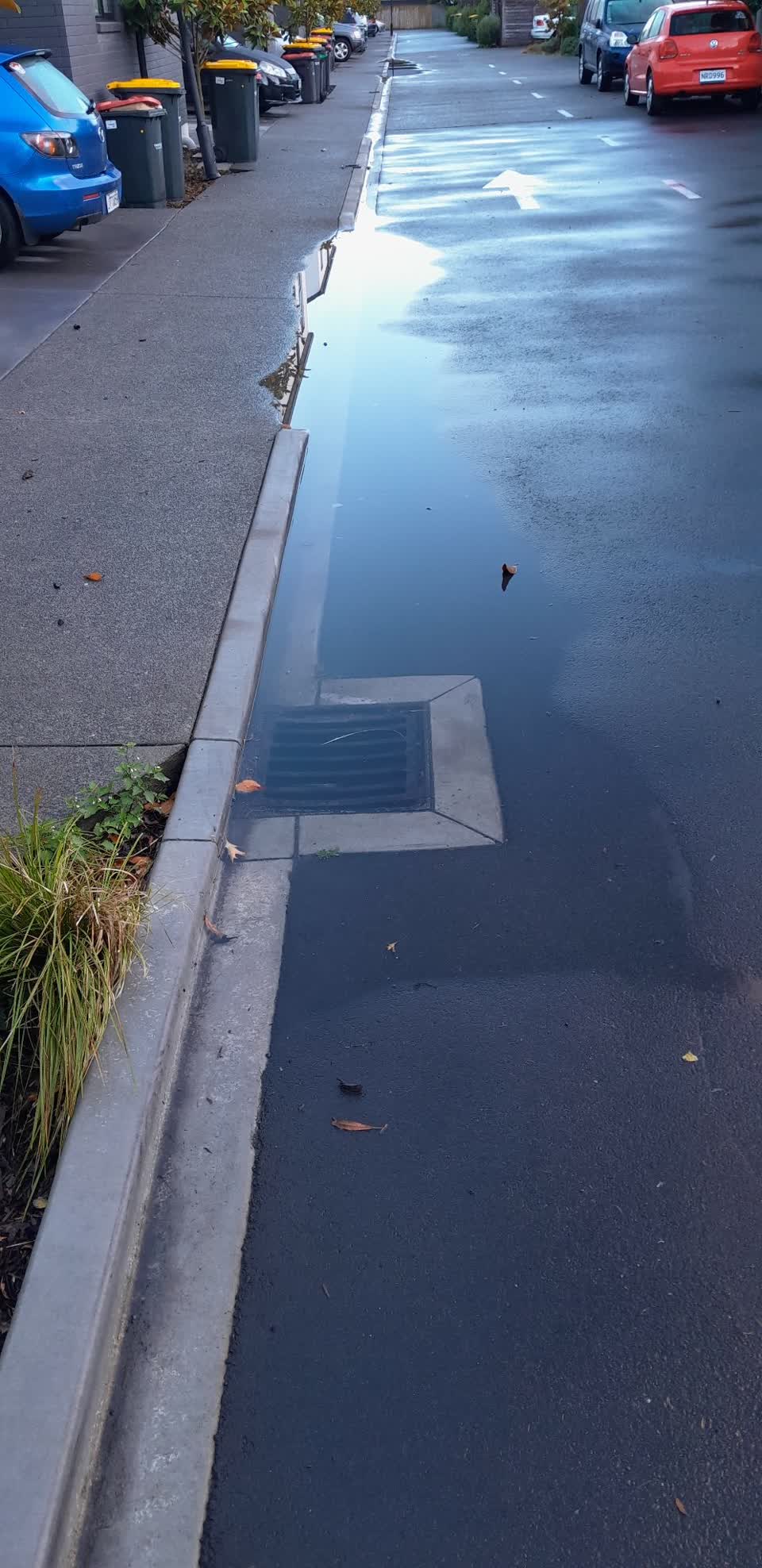 The photograph attached to this wastewater/stormwater report
