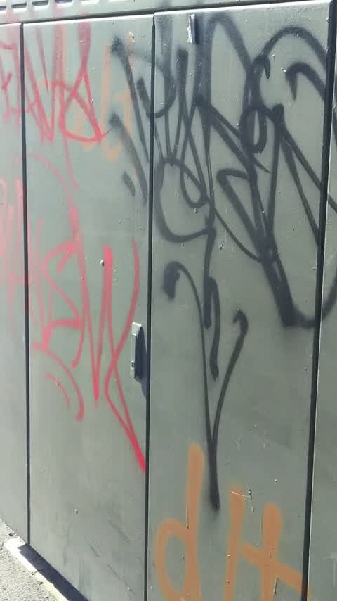Graffiti, a report photo
