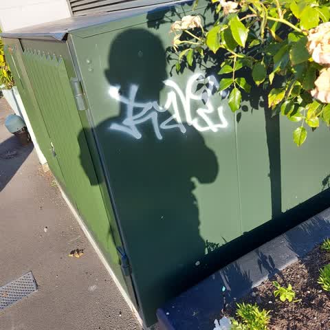 Graffiti, a report photo