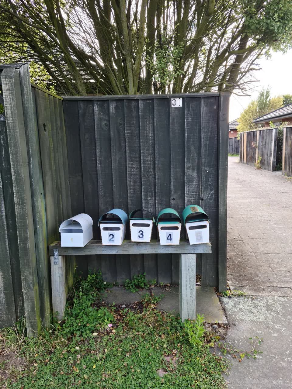 The photograph attached to this water leak report