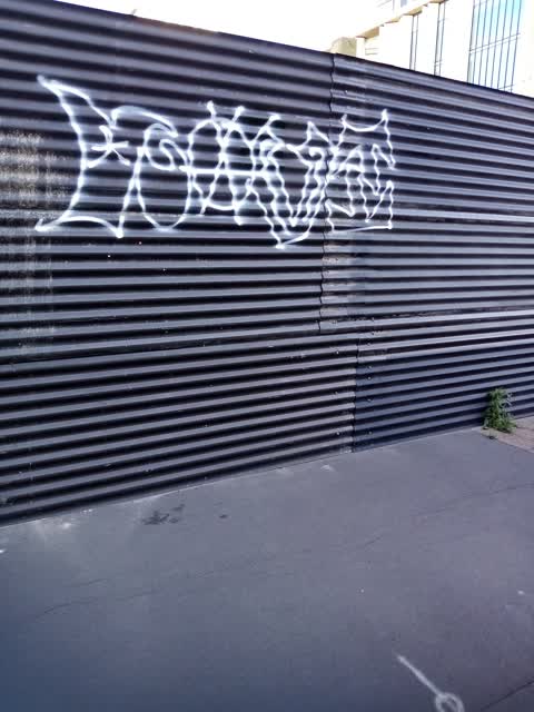 Graffiti, a report photo