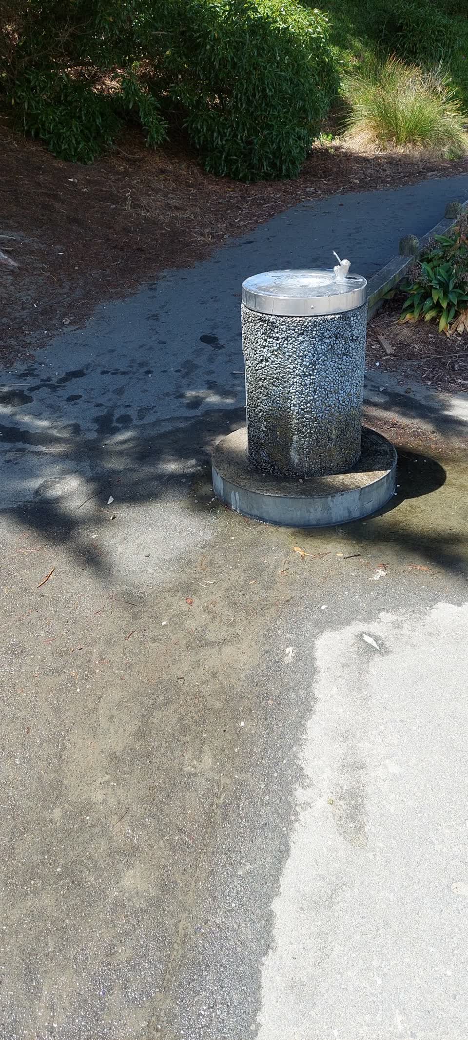 The photograph attached to this water leak report