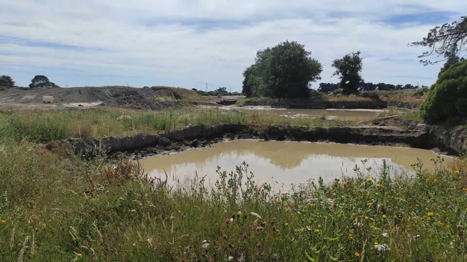 The photograph attached to this wastewater/stormwater report