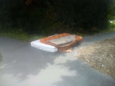 Rubbish/Recycling, a report photo