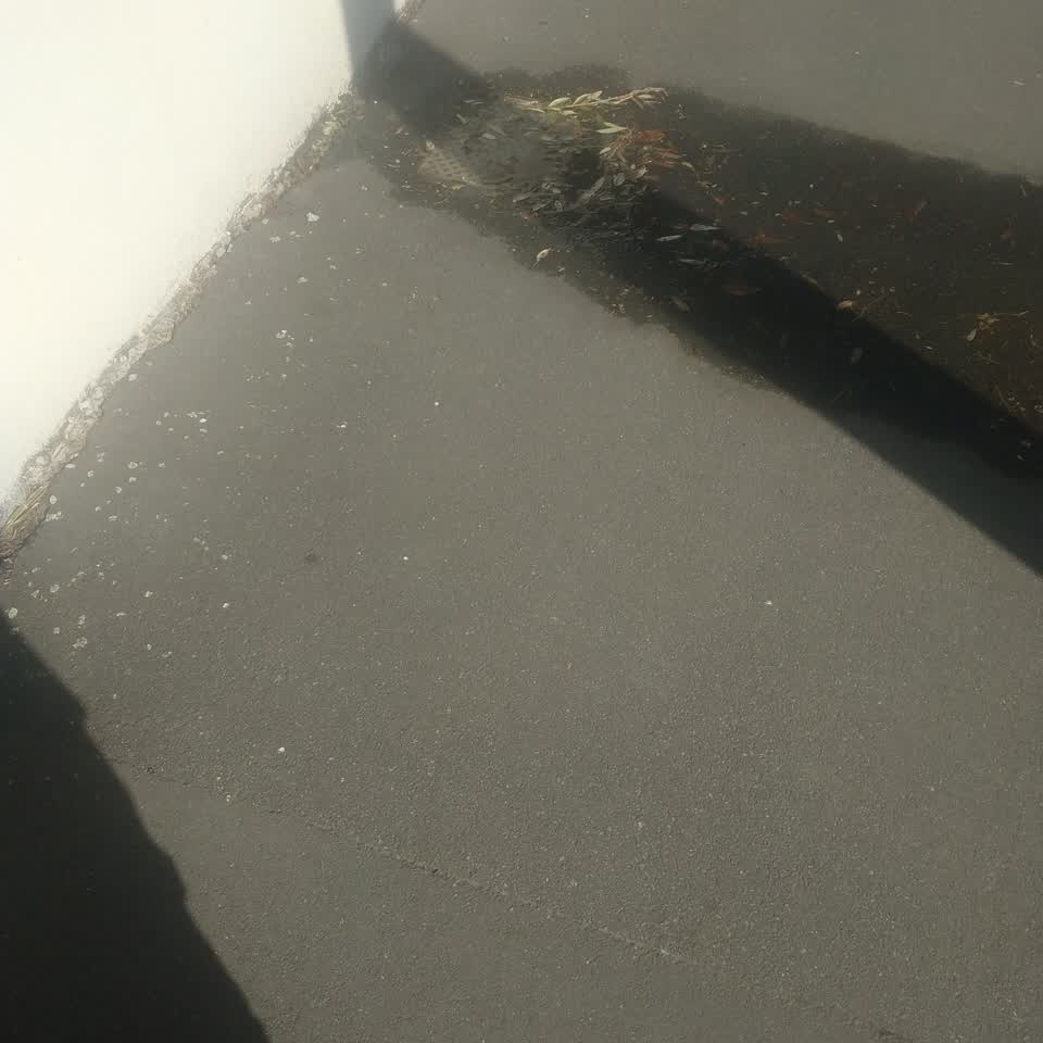 The photograph attached to this water leak report